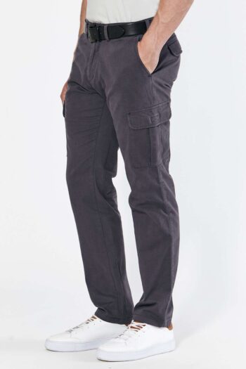 Pantalón cargo de gabardina