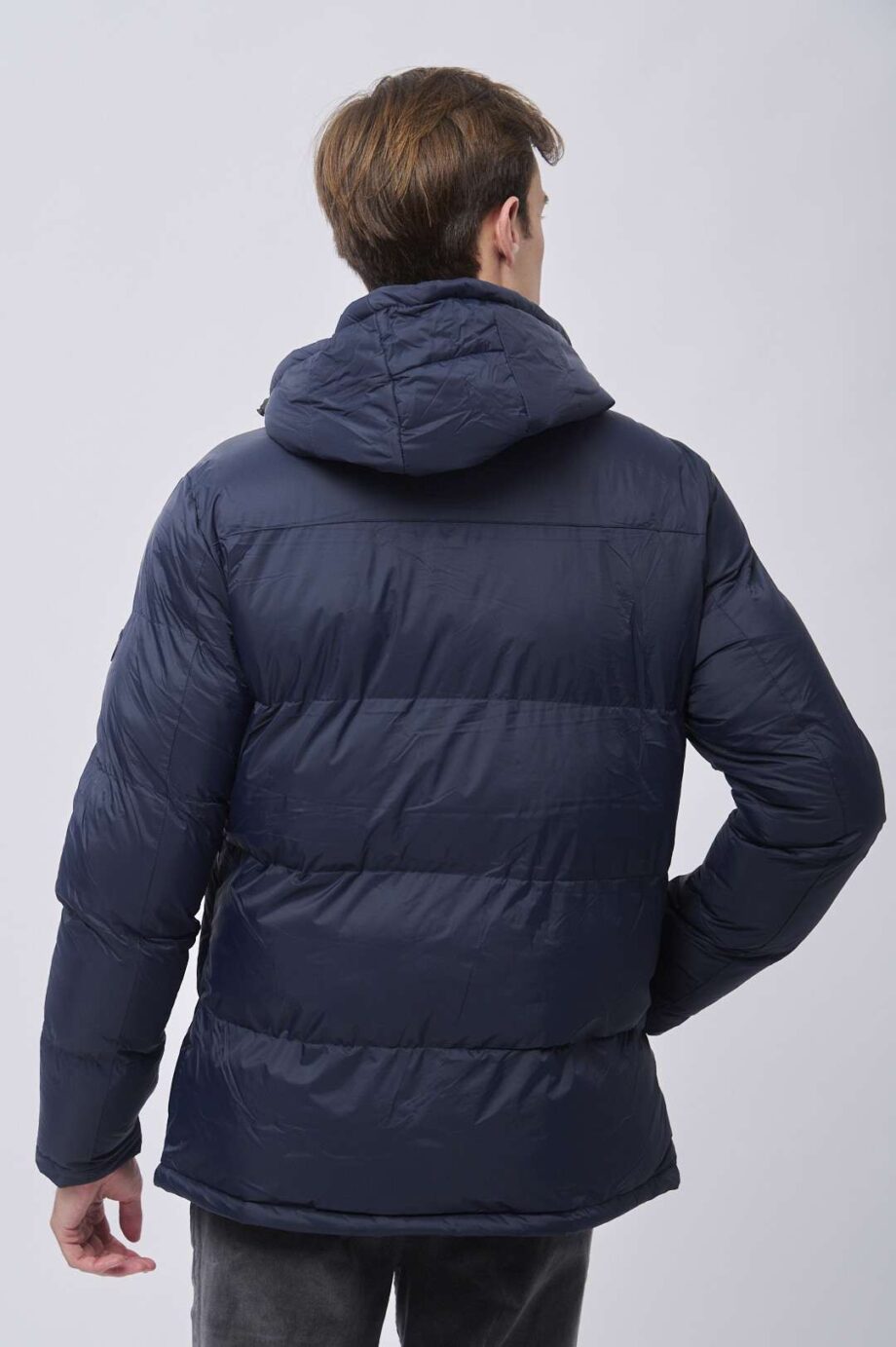 Campera canelón con capucha