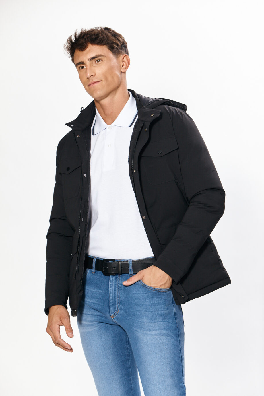 Parka de microfibra