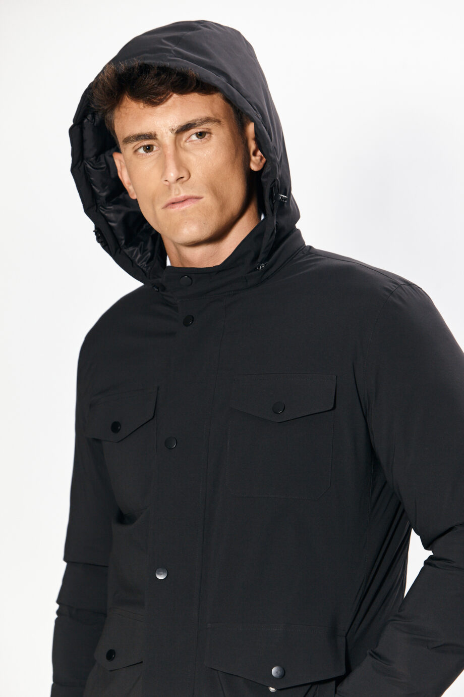 Parka de microfibra