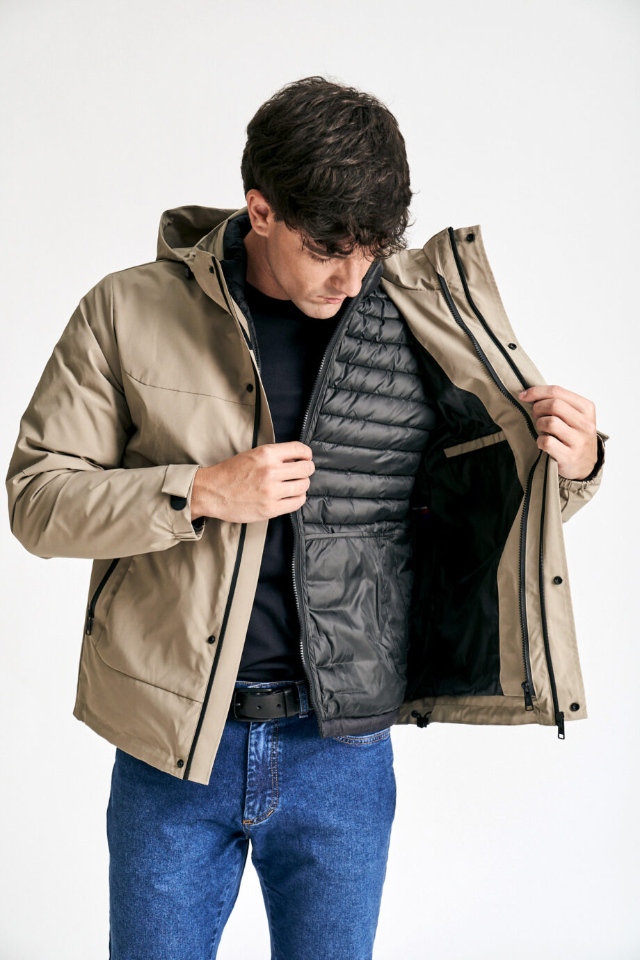 Abrigo campera 3 en 1
