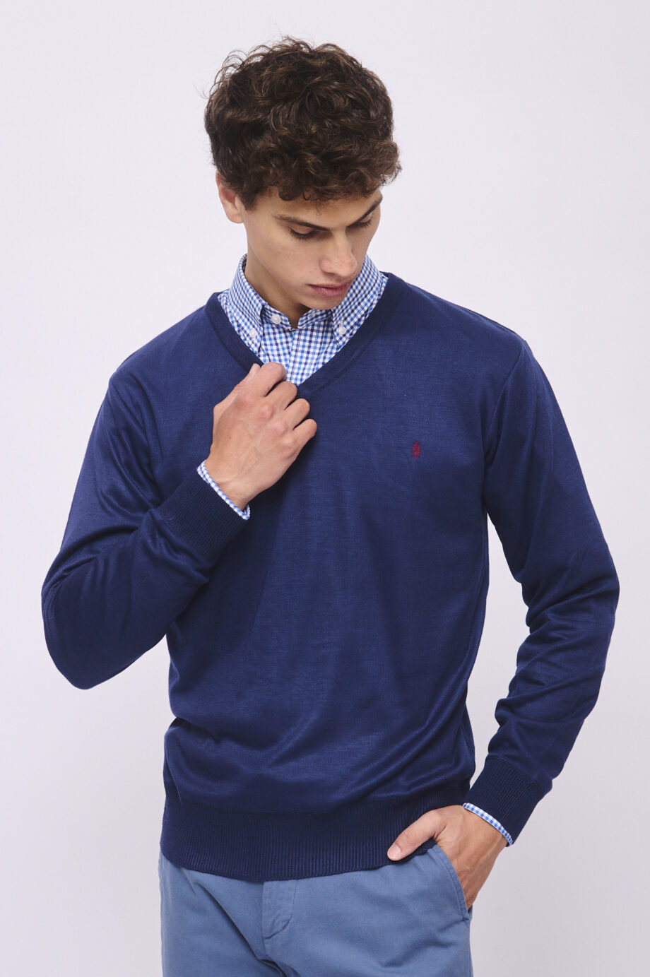 Sweater escote v