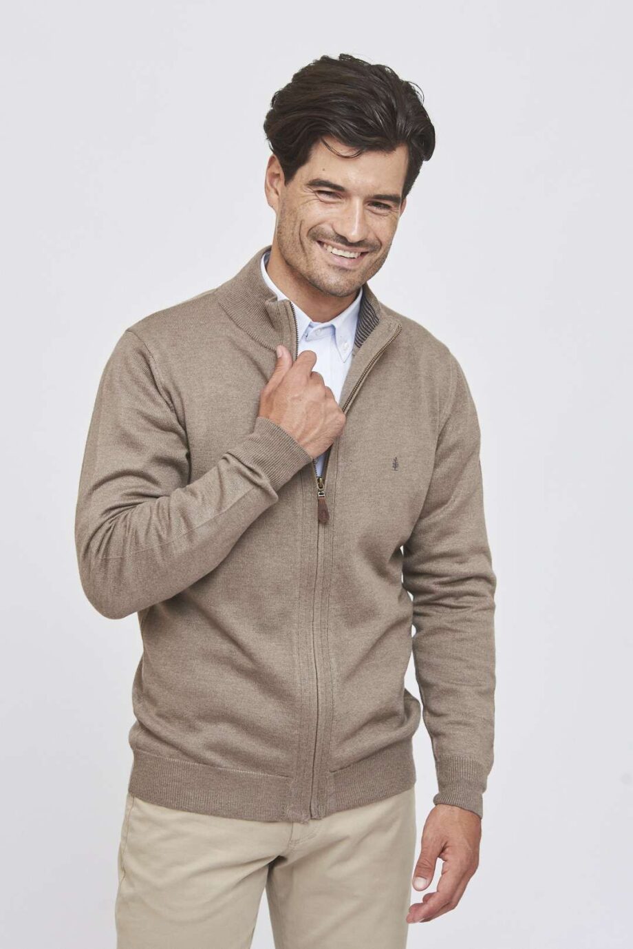 Campera clásica de lana liviana