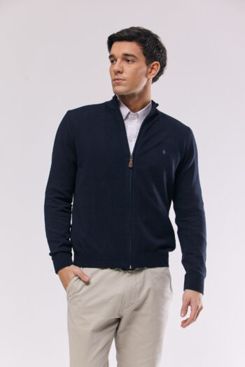 Campera clasica tejida