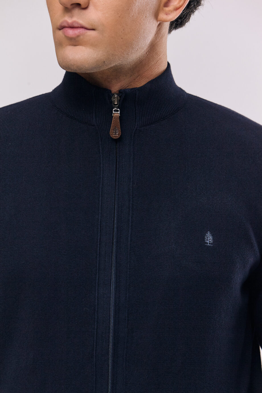Campera clasica tejida