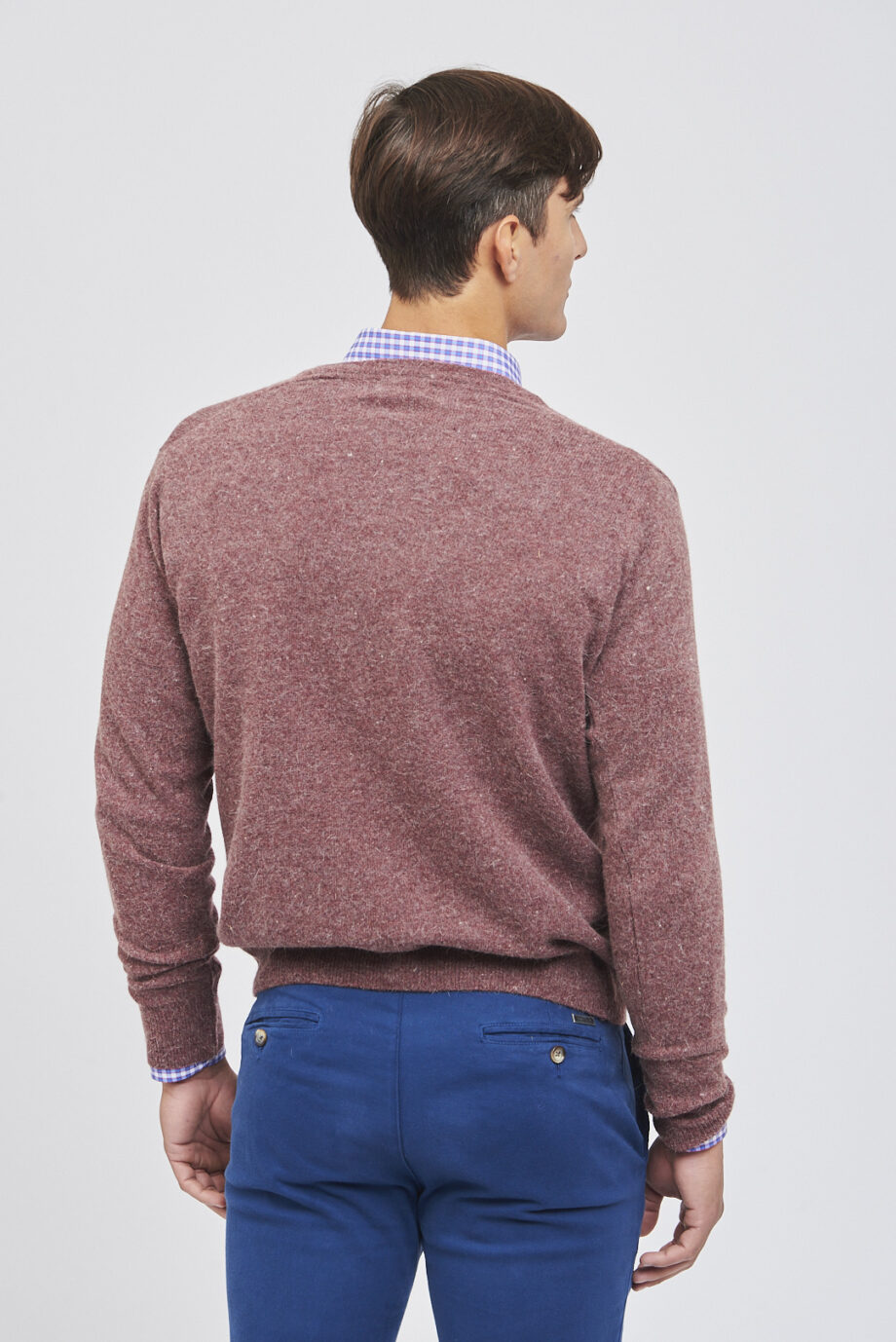 Sweater escote v basico piazza