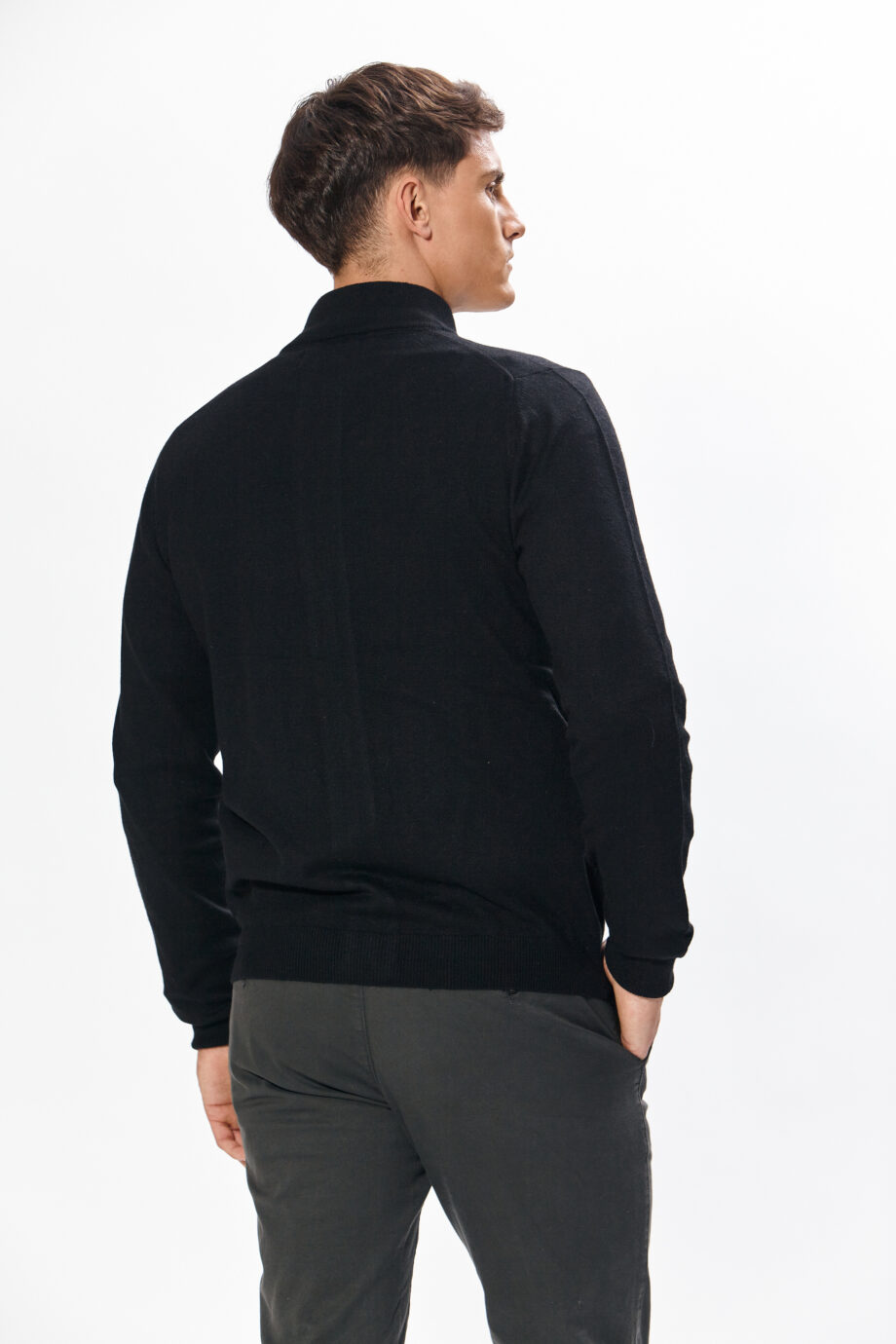Campera clásica tejida