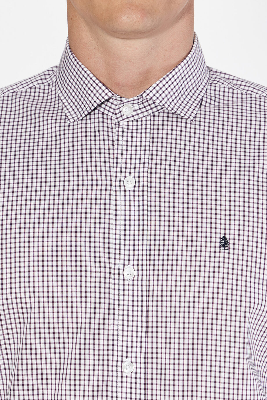 Camisa slim fit a cuadros