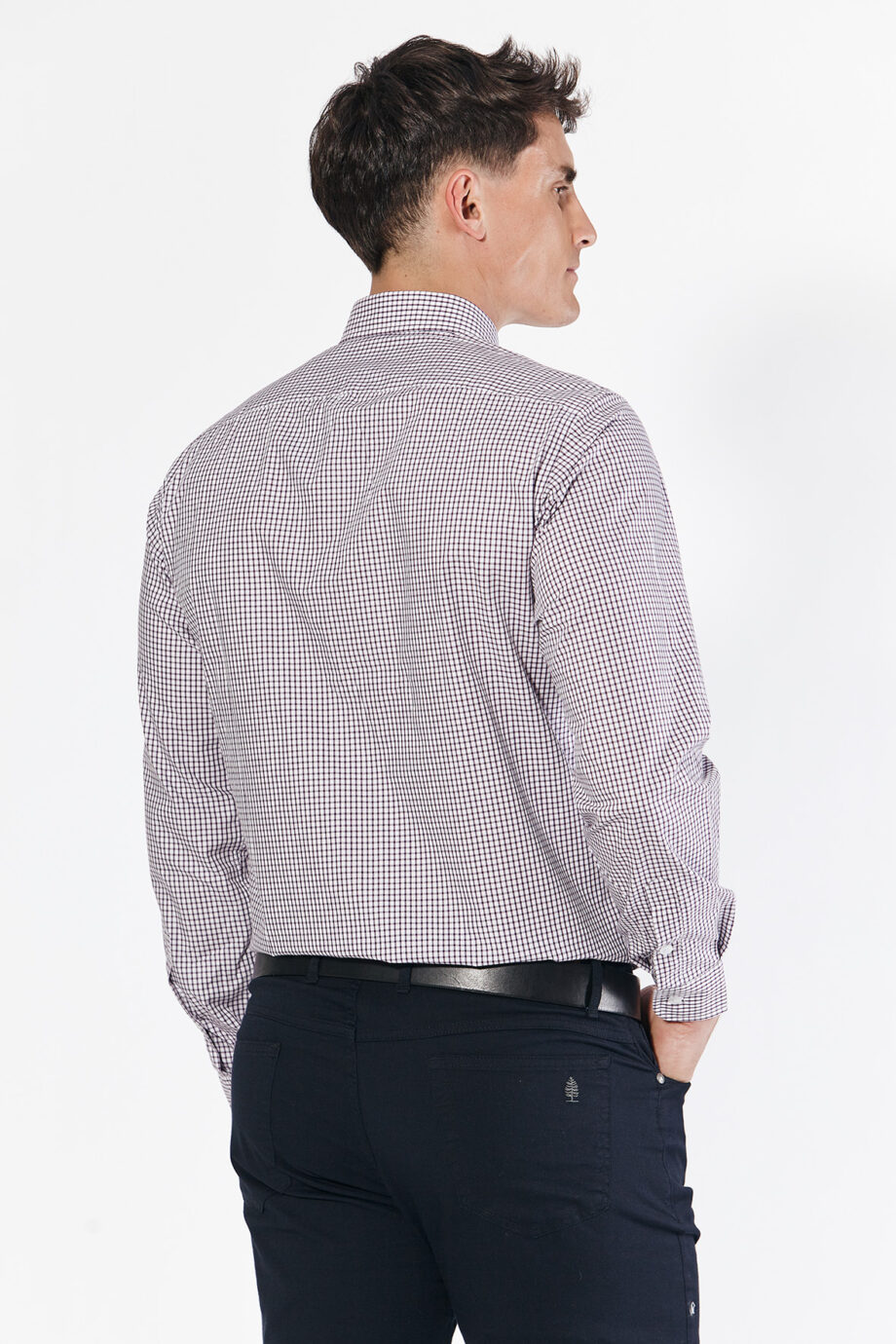 Camisa slim fit a cuadros