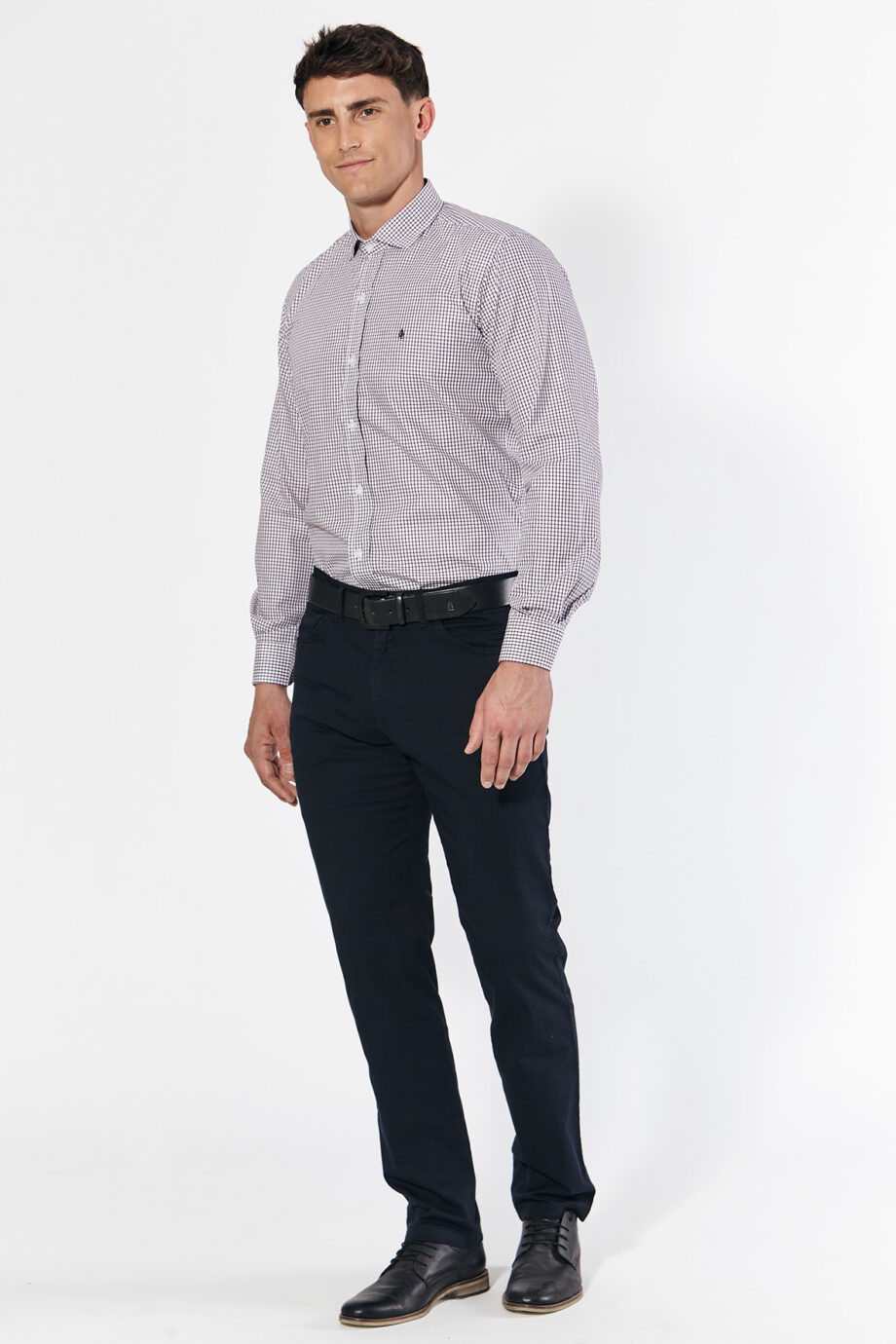 Camisa slim fit a cuadros