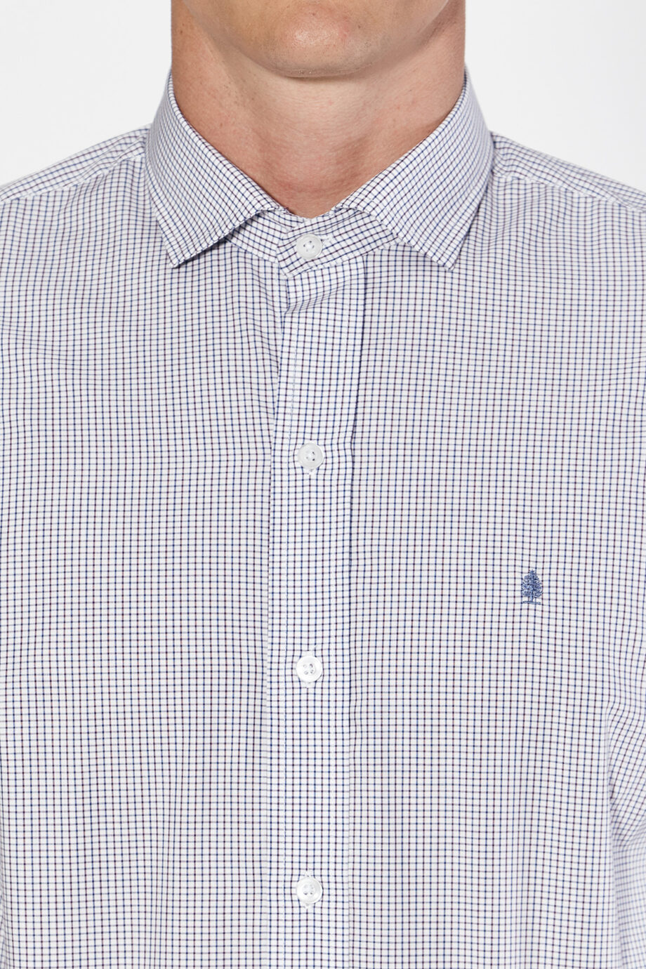 Camisa slim fit a cuadros