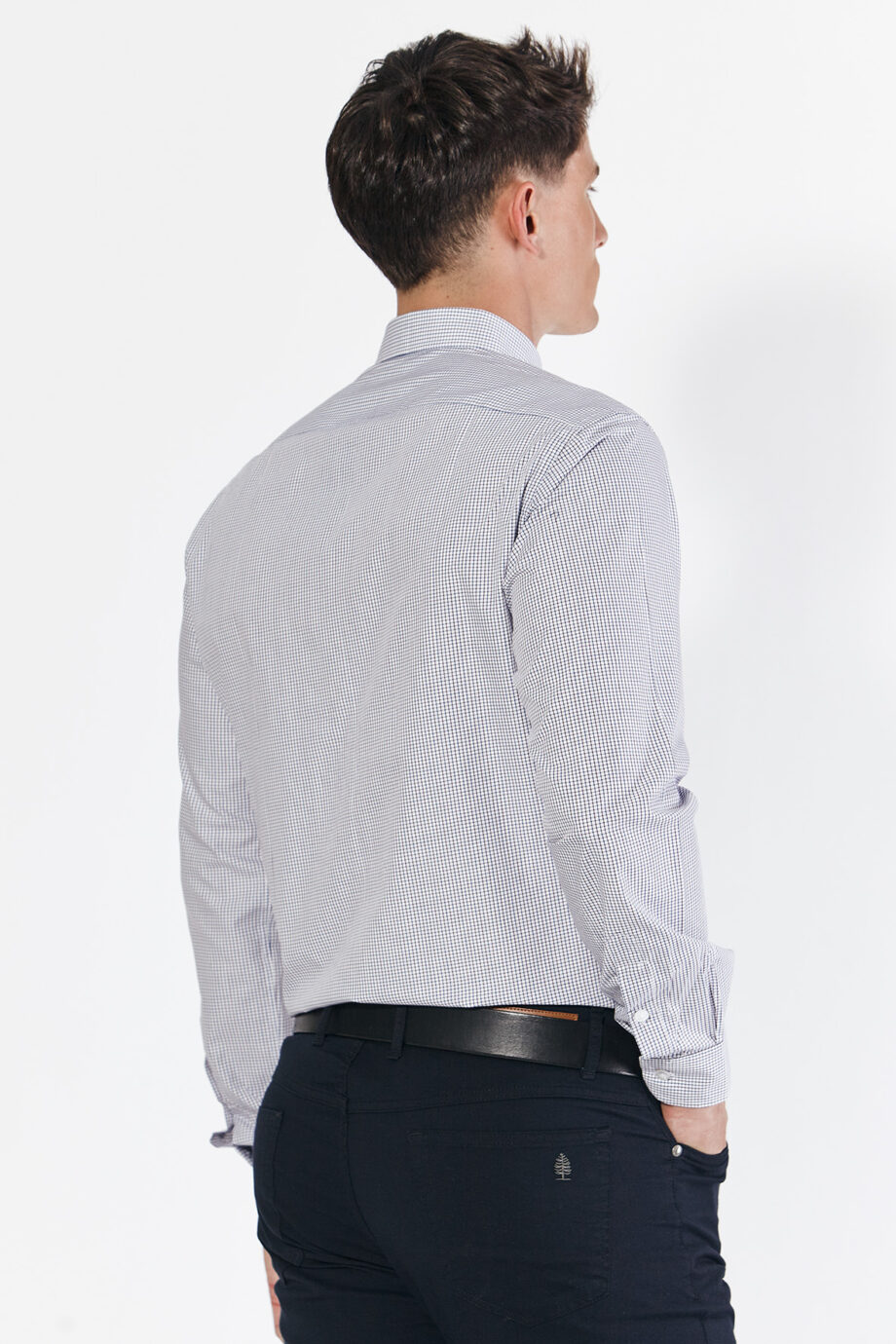 Camisa slim fit a cuadros