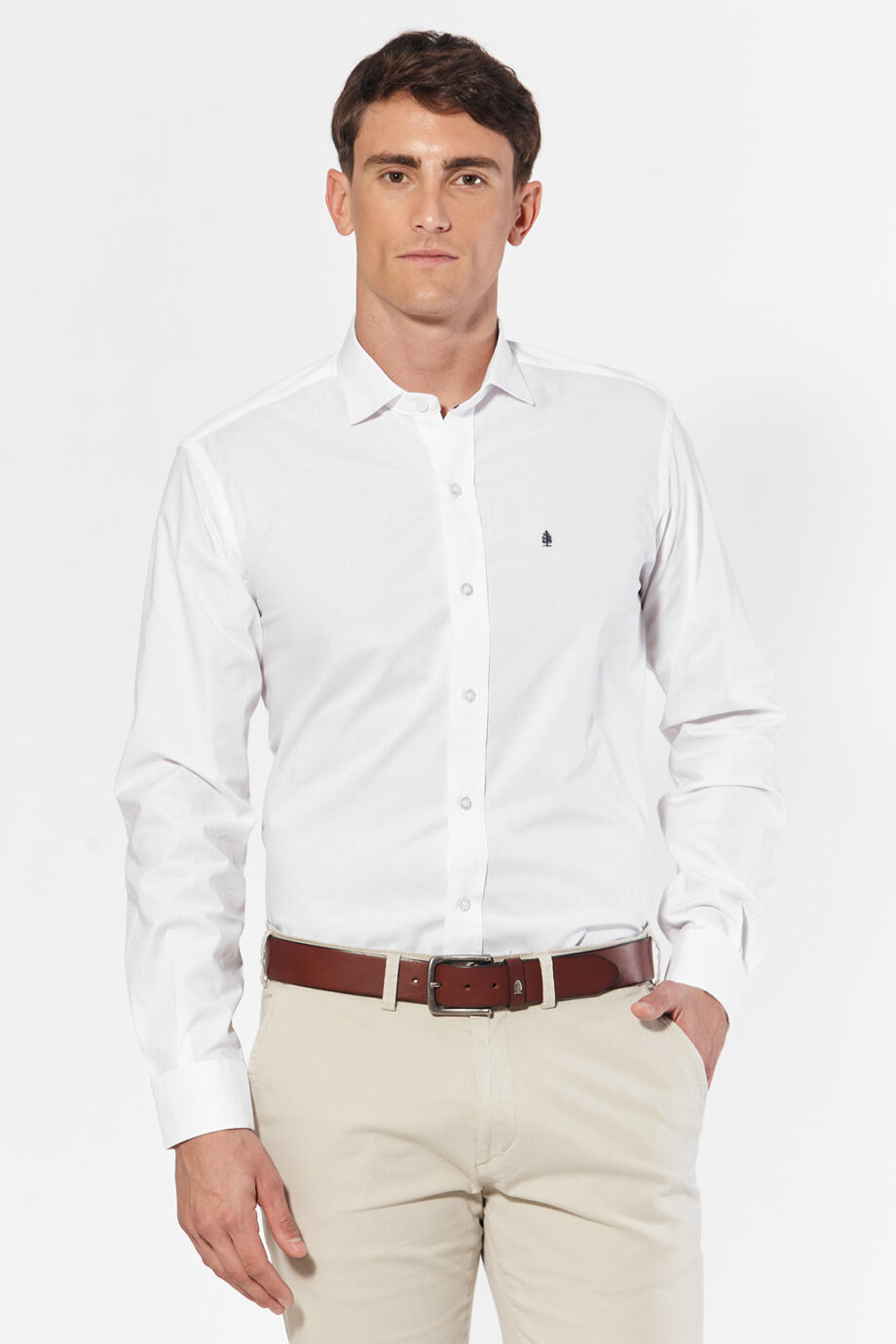 Camisa slim fit lisa