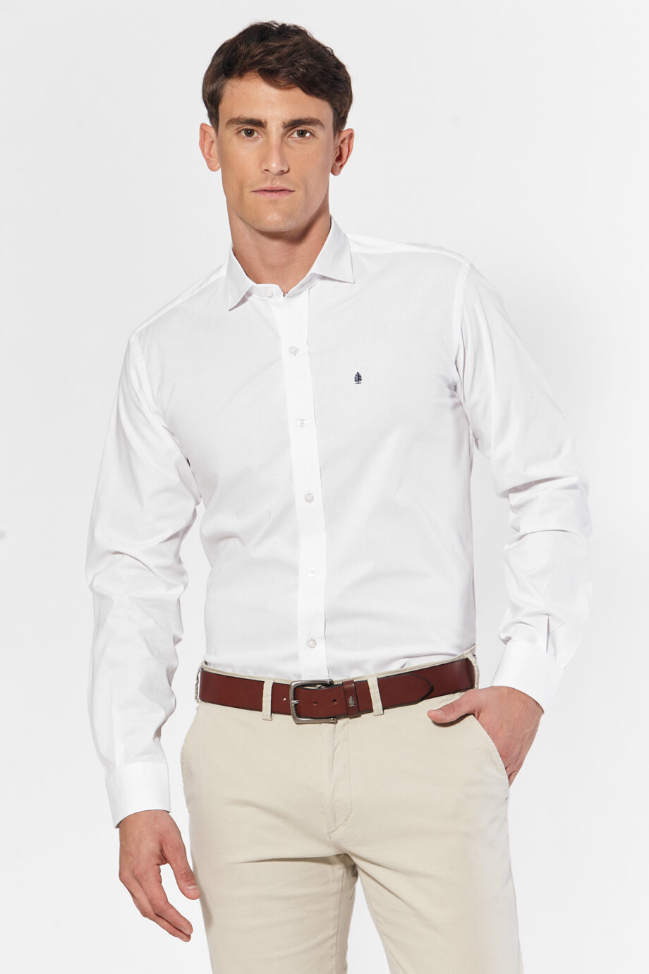 Camisa slim fit lisa