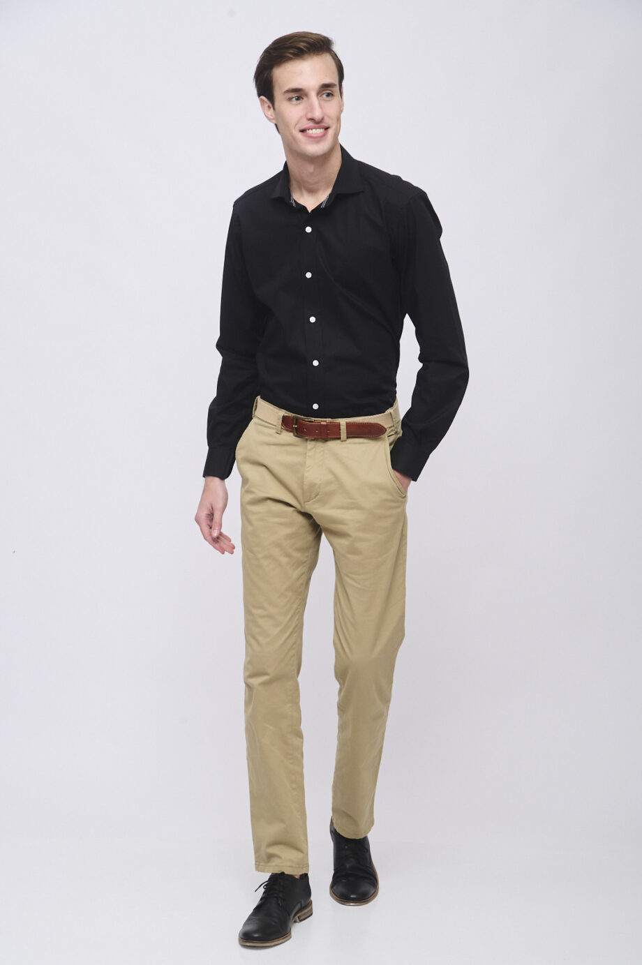Camisa slim fit lisa