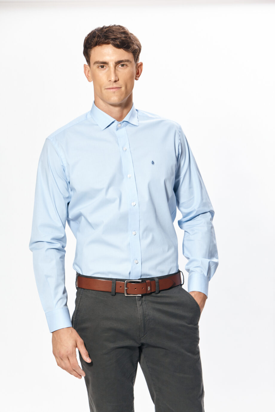 Camisa slim fit lisa