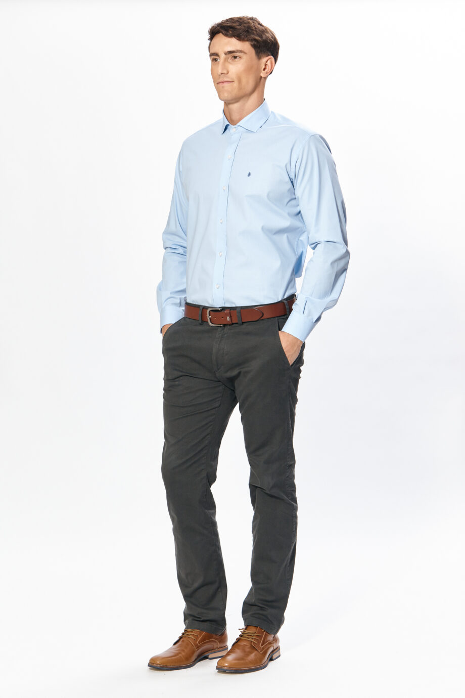 Camisa slim fit lisa
