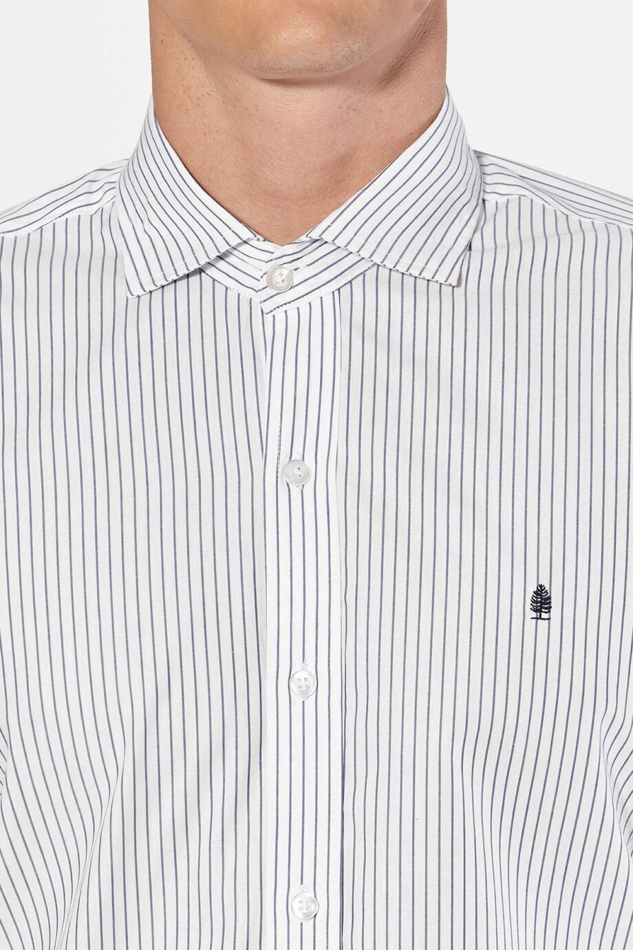Camisa slim fit a rayas