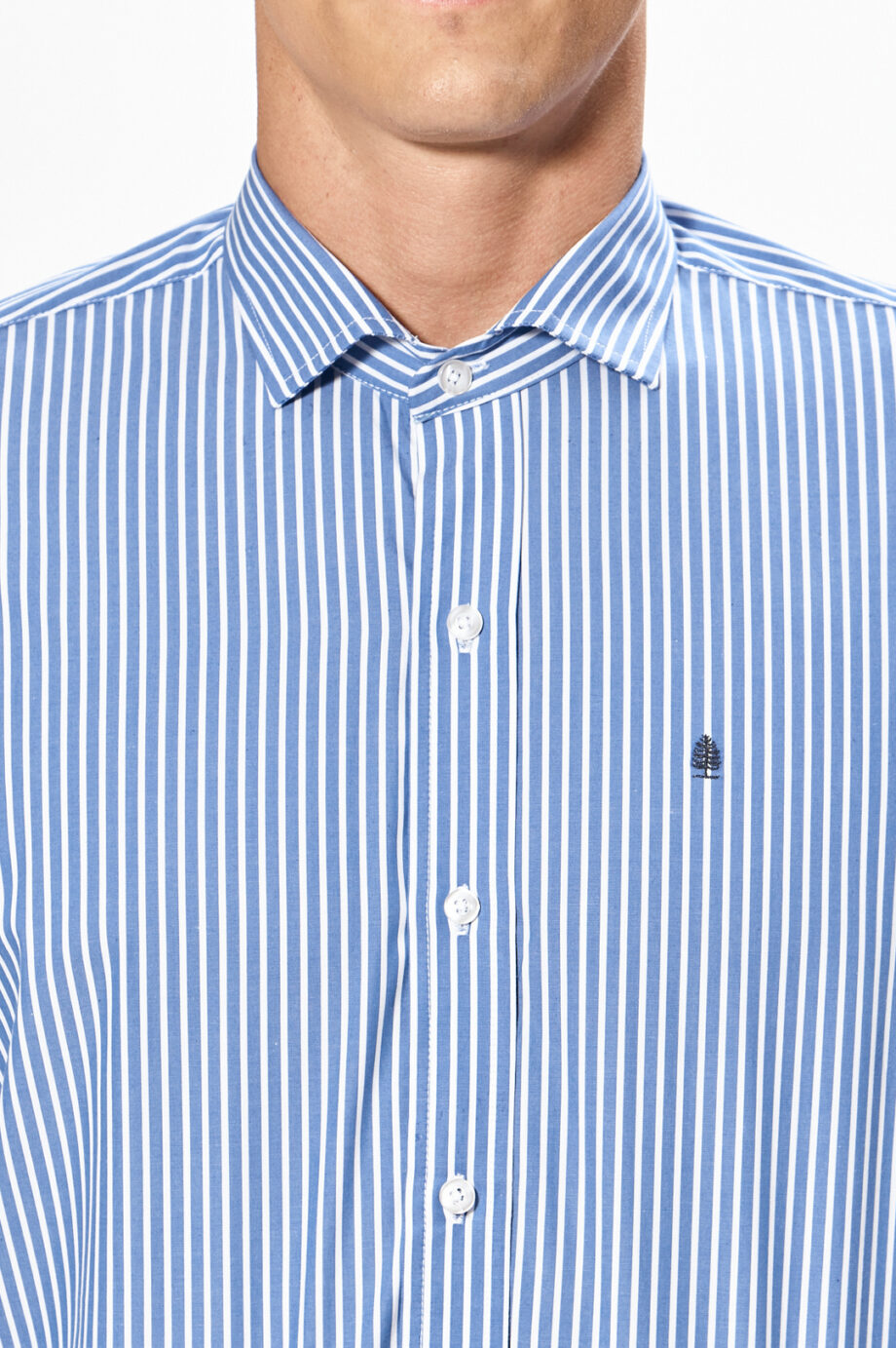 Camisa slim fit a rayas