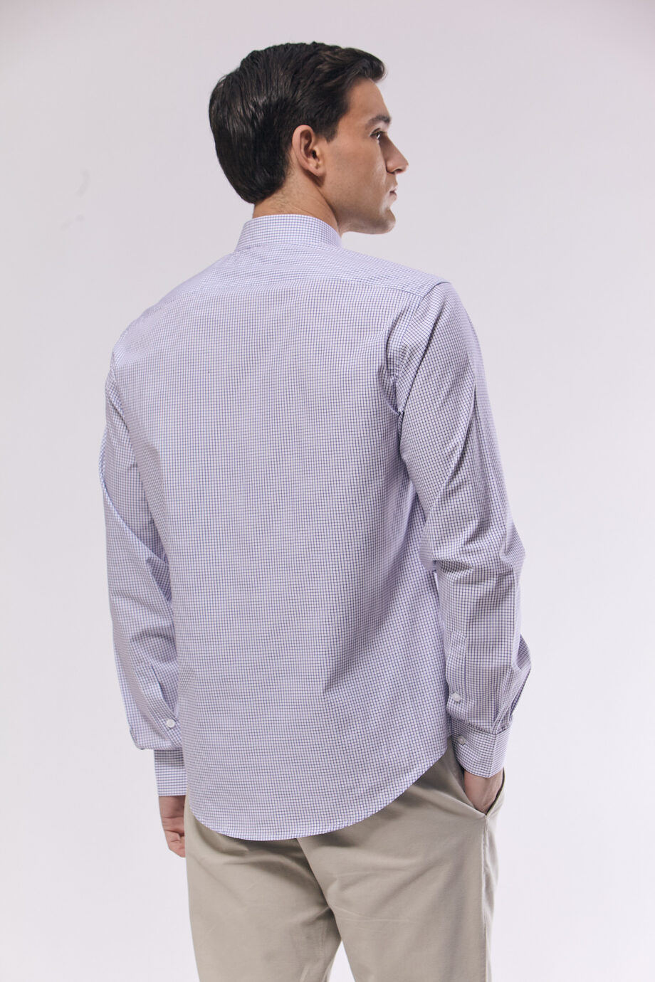 Camisa slim fit a cuadros