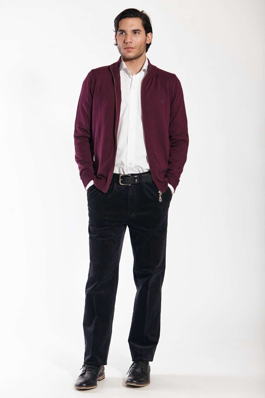 Camisa slim fit de poplin