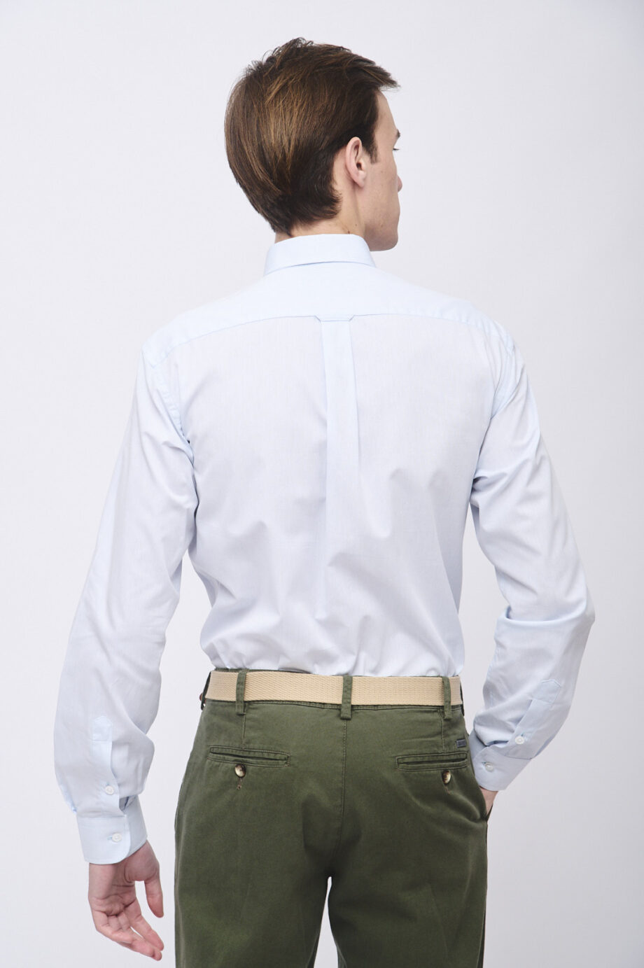 Camisa regular fit de mico oxford