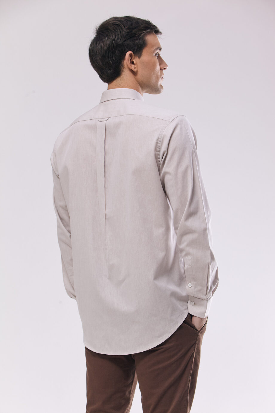 Camisa regular fit de mico oxford