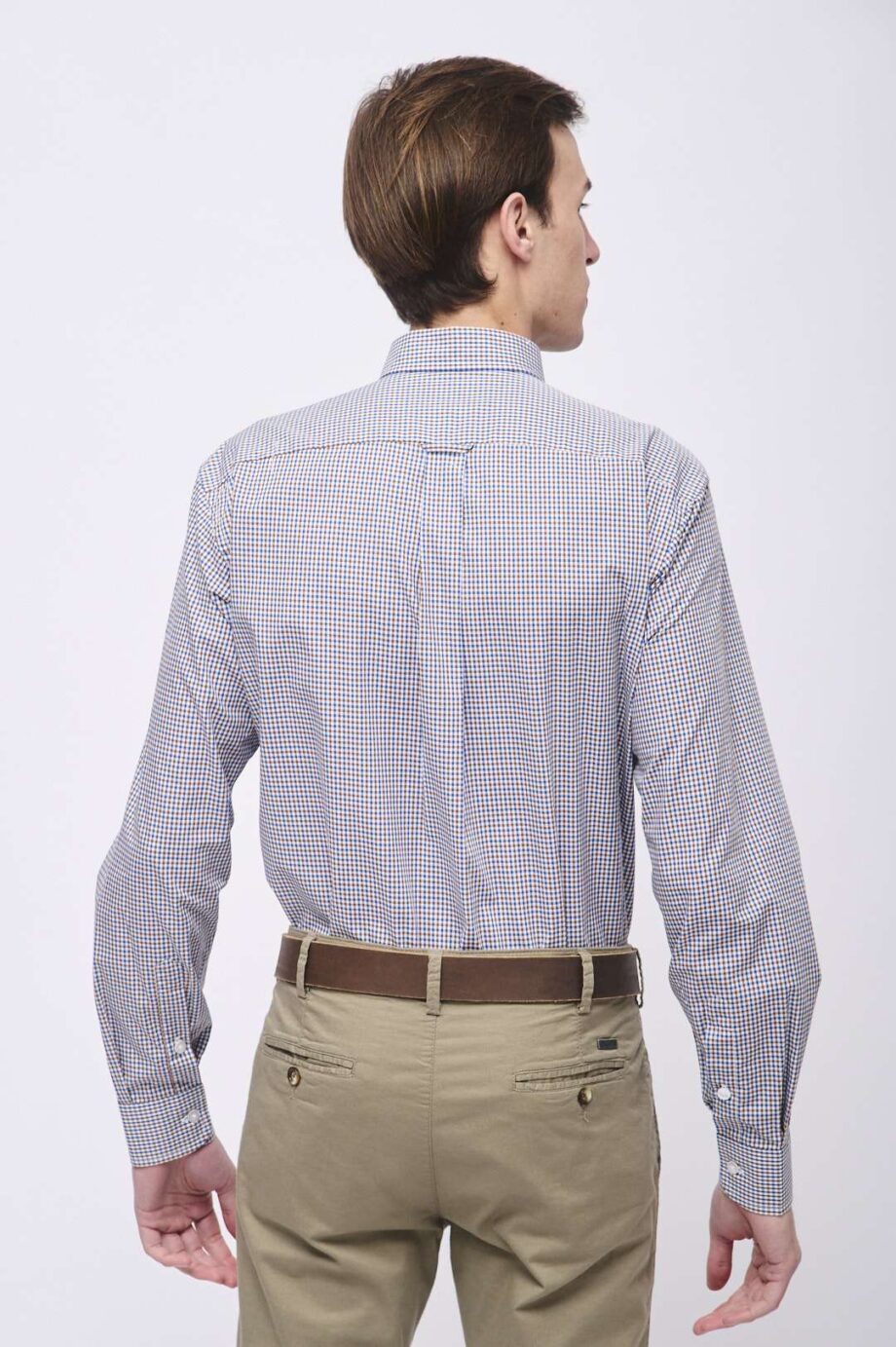 Camisa regular fit a cuadros