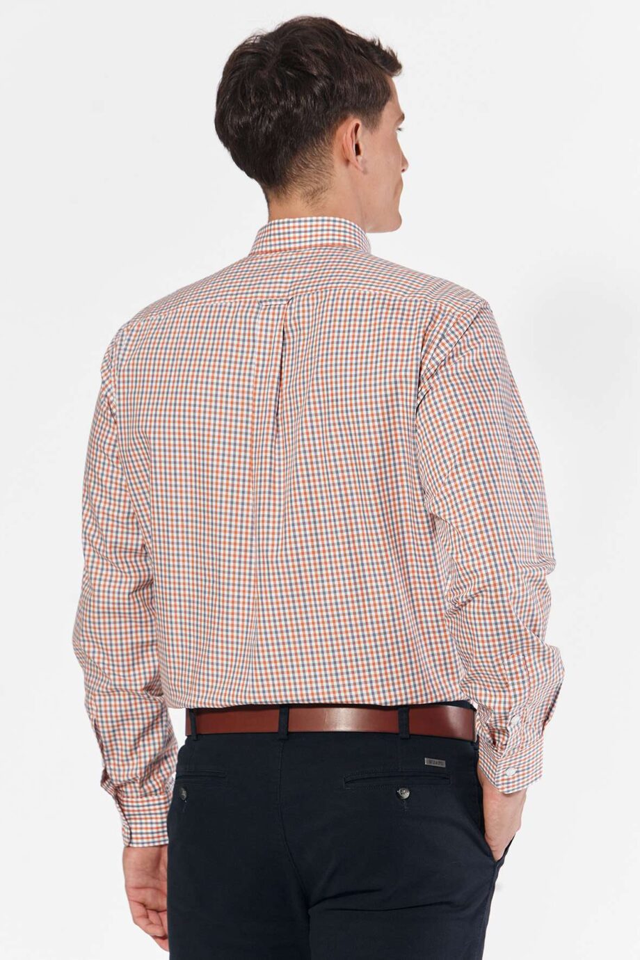 Camisa regular fit a cuadros