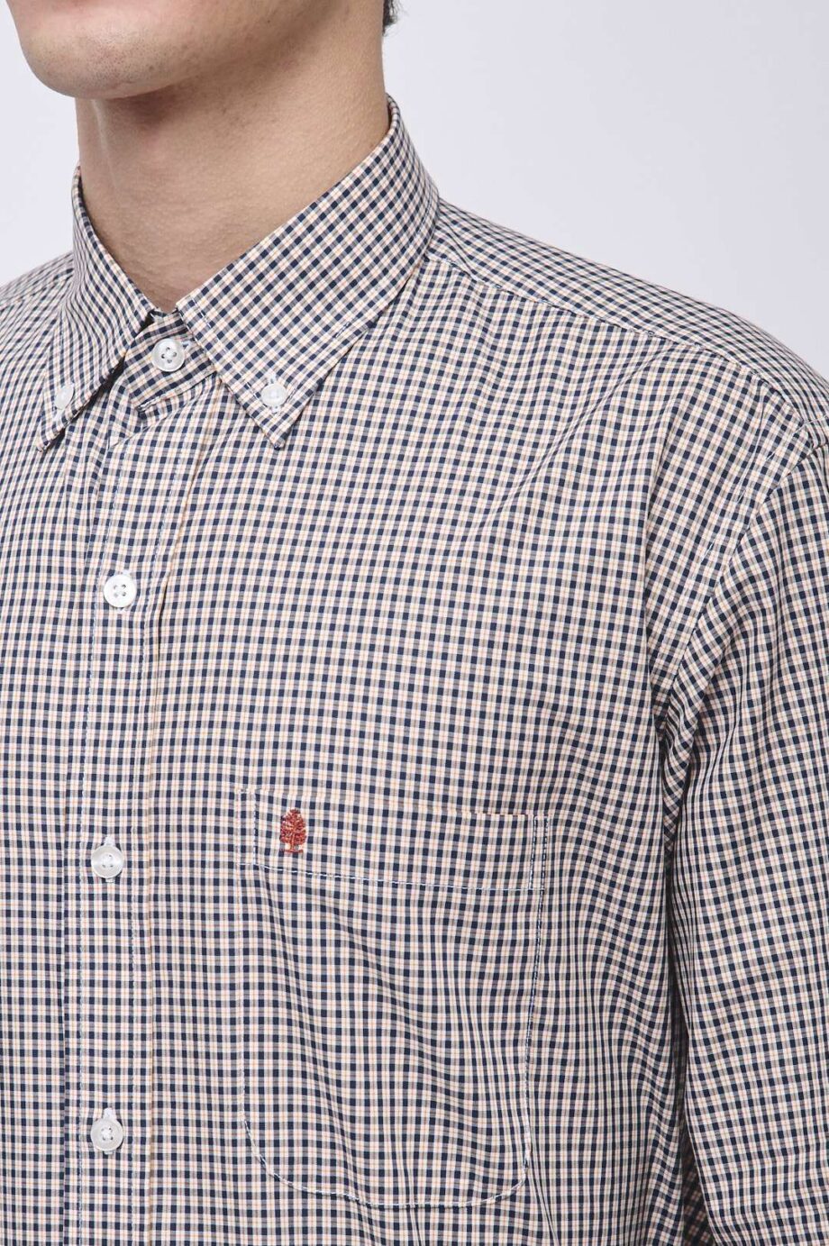Camisa regular fit a cuadros