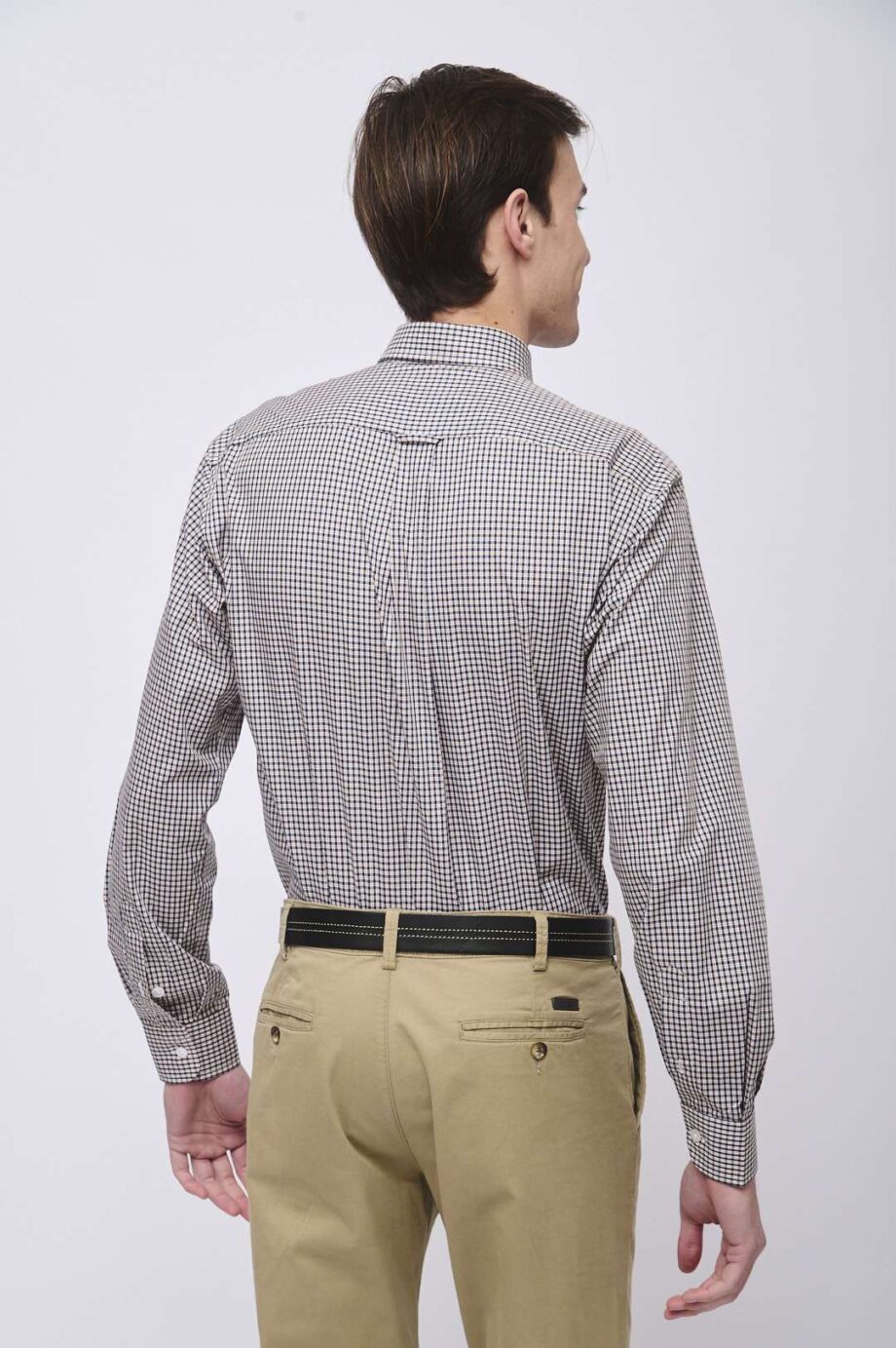 Camisa regular fit a cuadros