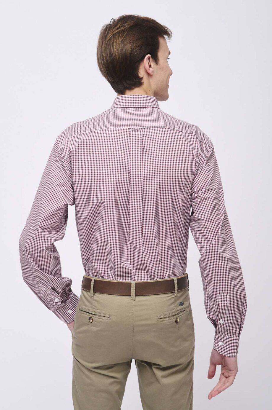 Camisa regular fit a cuadros
