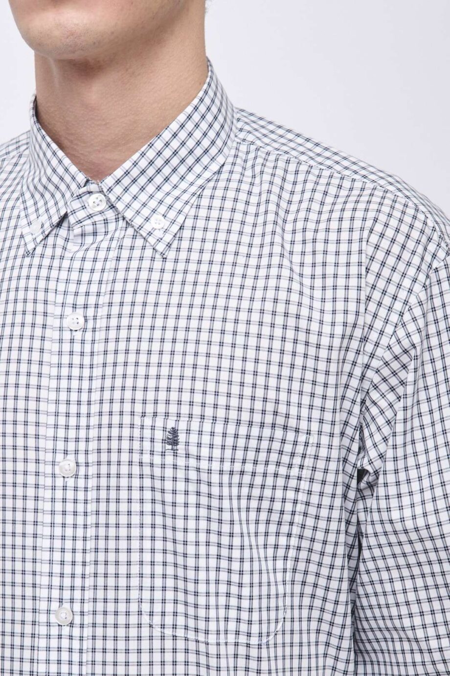 Camisa regular fit a cuadros