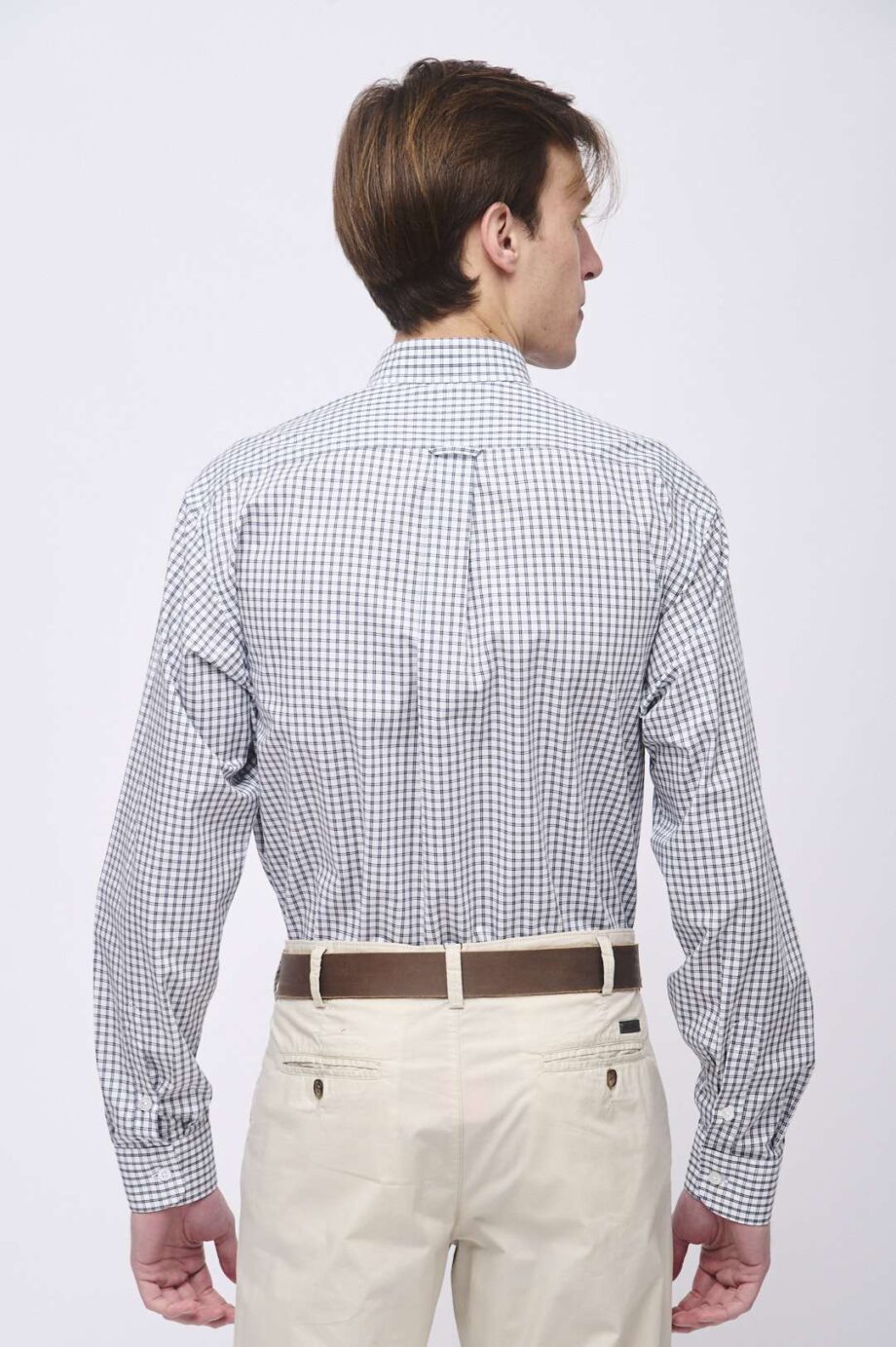 Camisa regular fit a cuadros