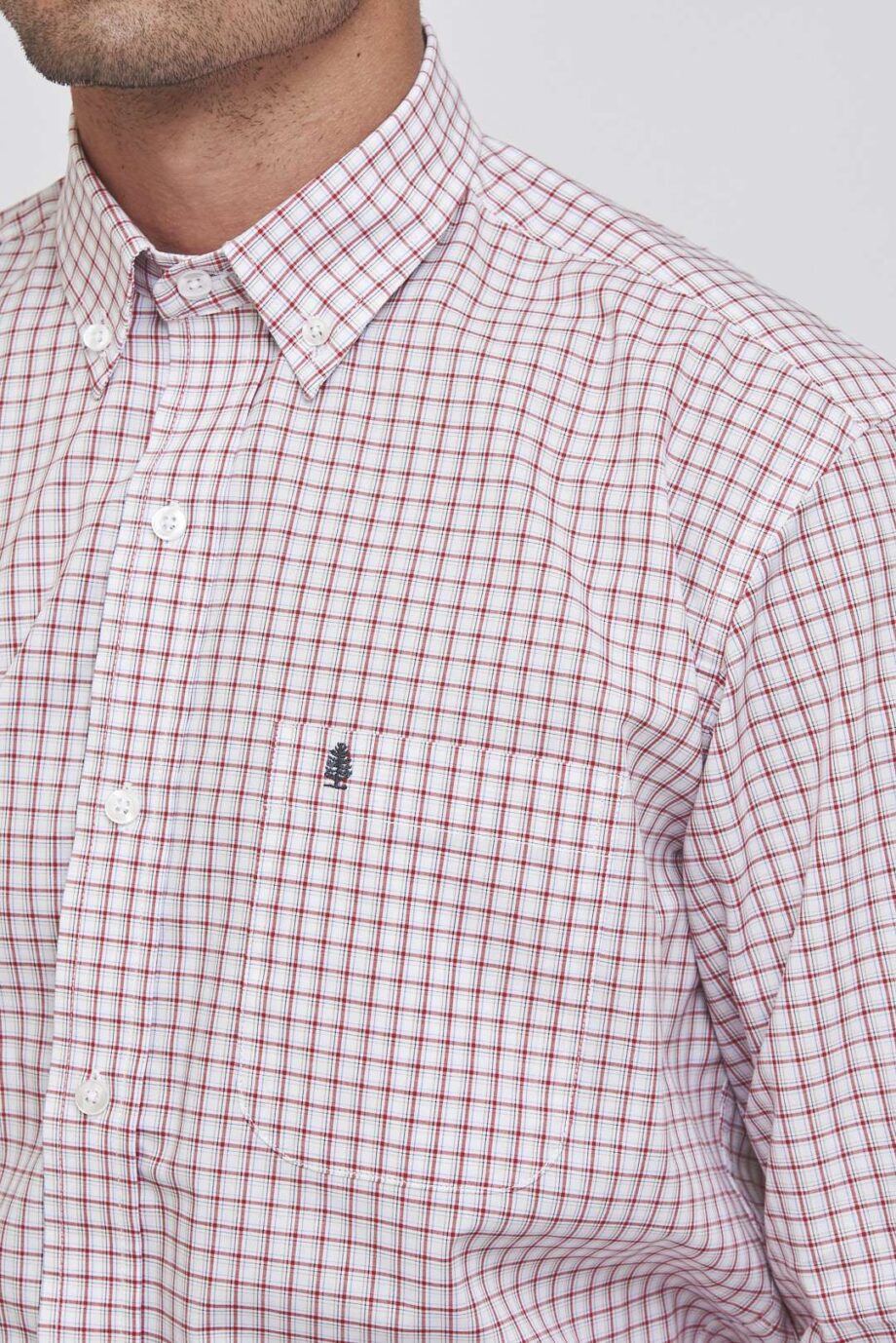 Camisa regular fit a cuadros