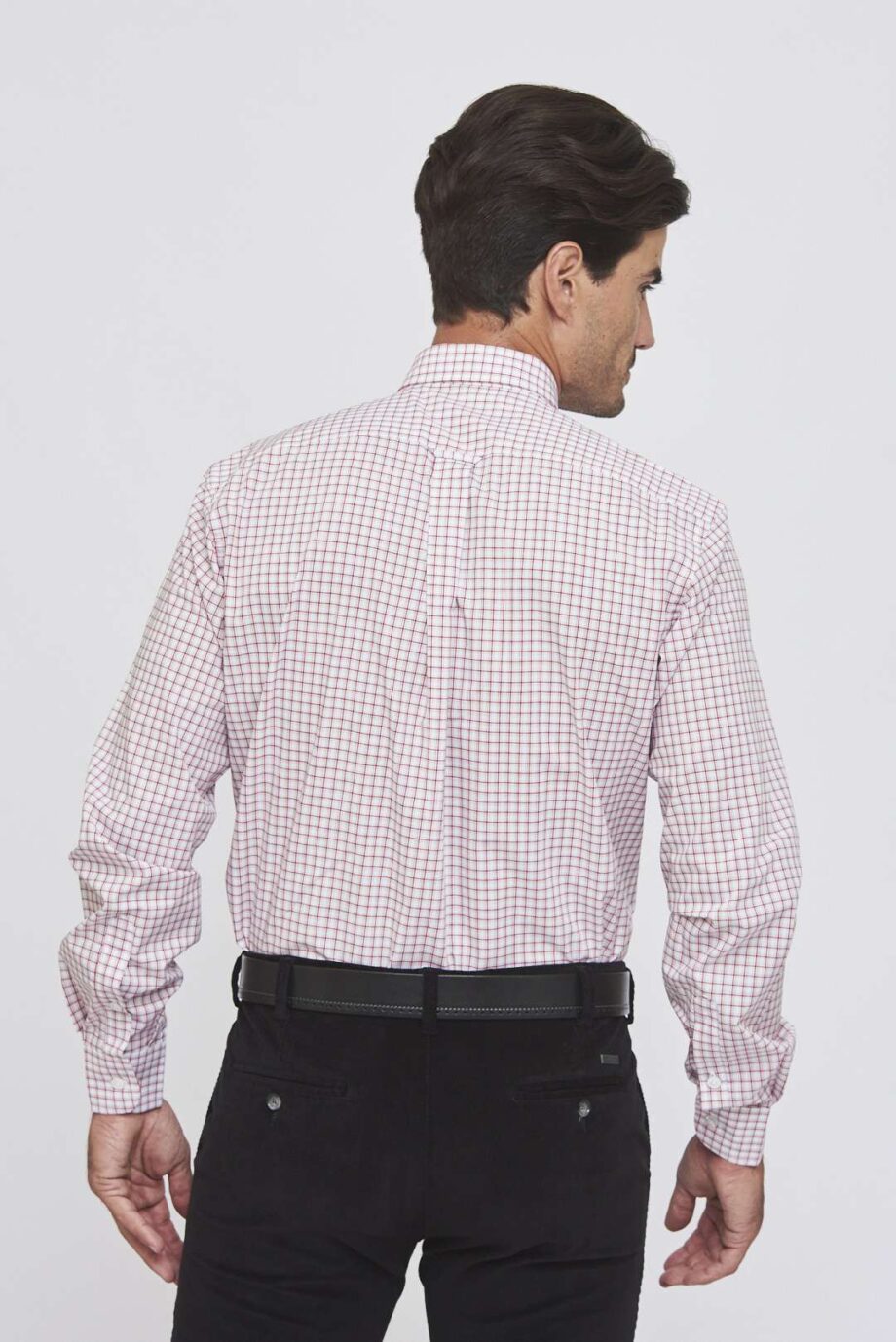 Camisa regular fit a cuadros