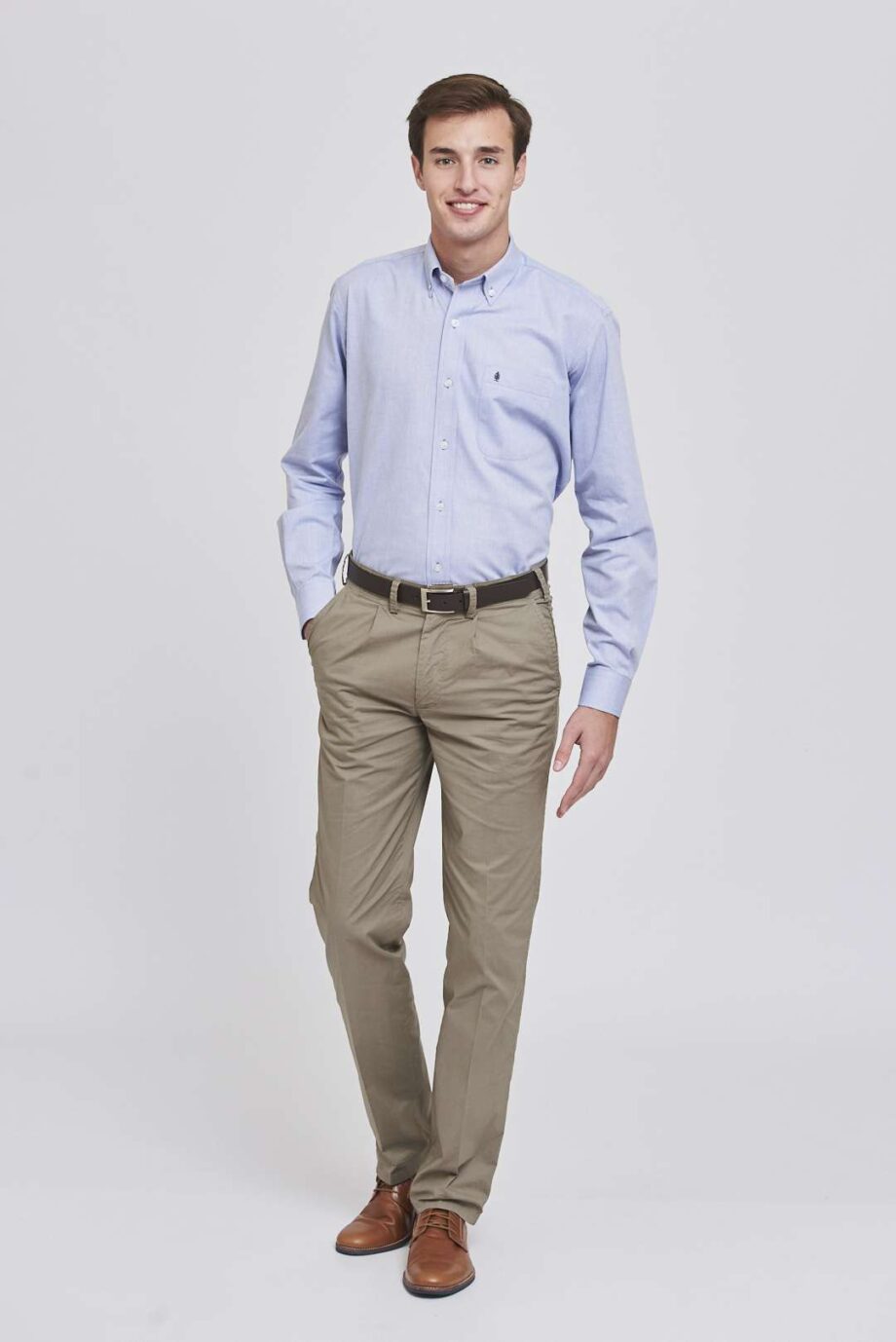 Camisa regular fit oxford