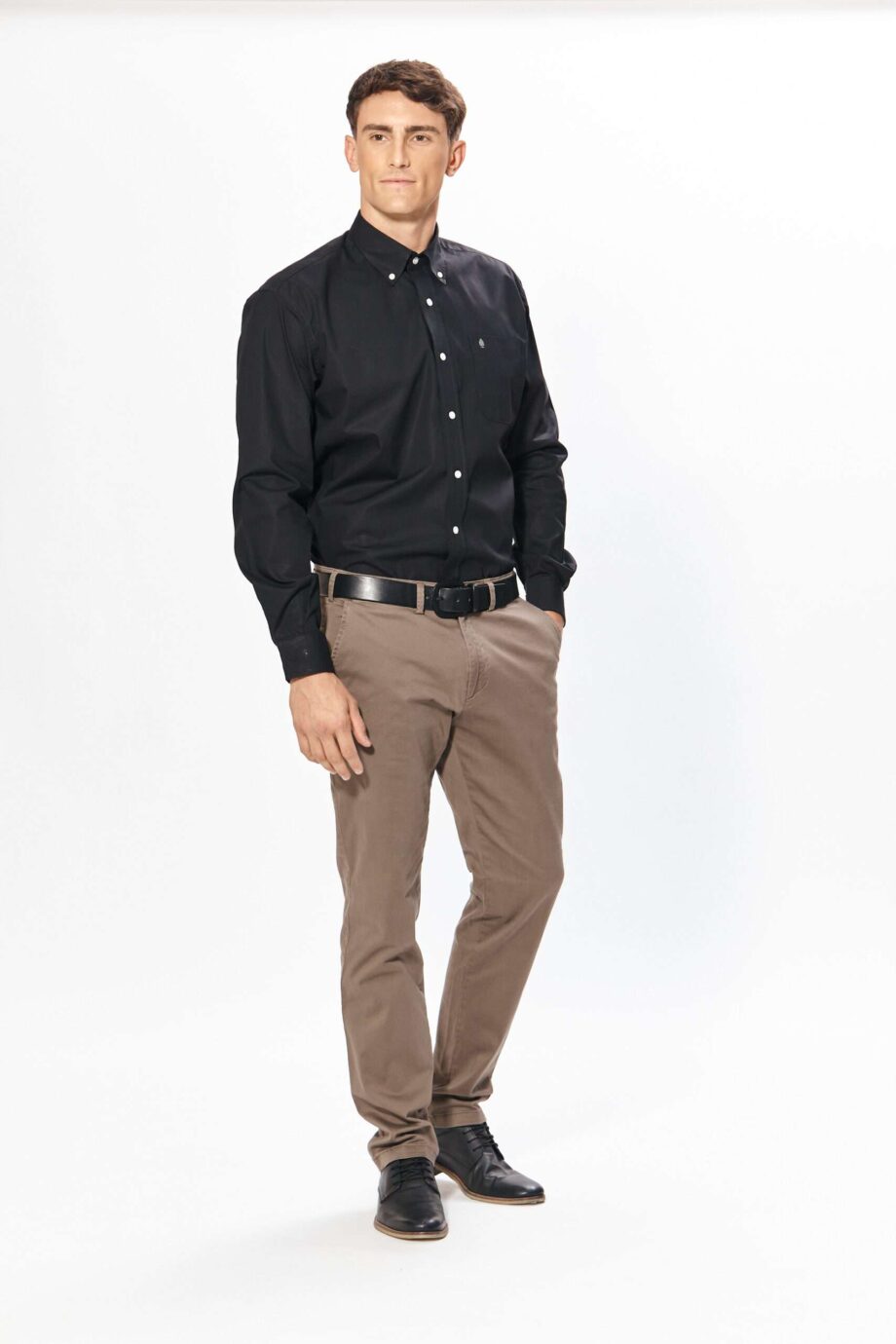 Camisa regular fit lisa