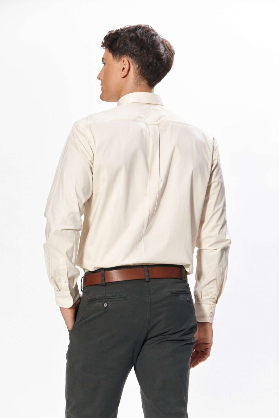 Camisa regular fit lisa