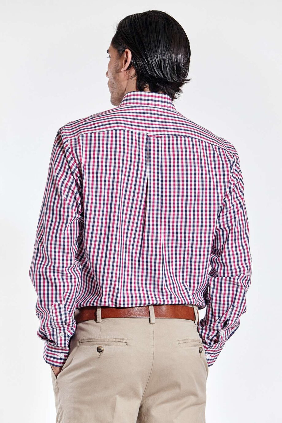 Camisa regular fit a cuadros