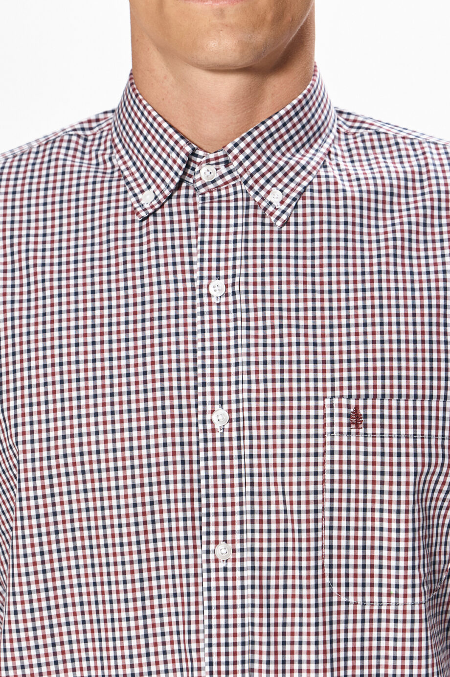 Camisa regular fit a cuadros