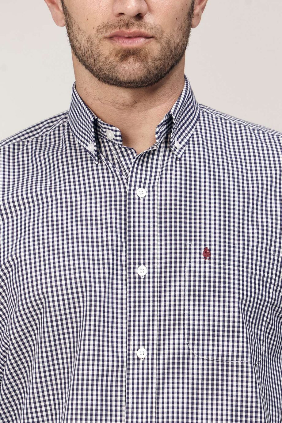 Camisa regular fit a cuadros