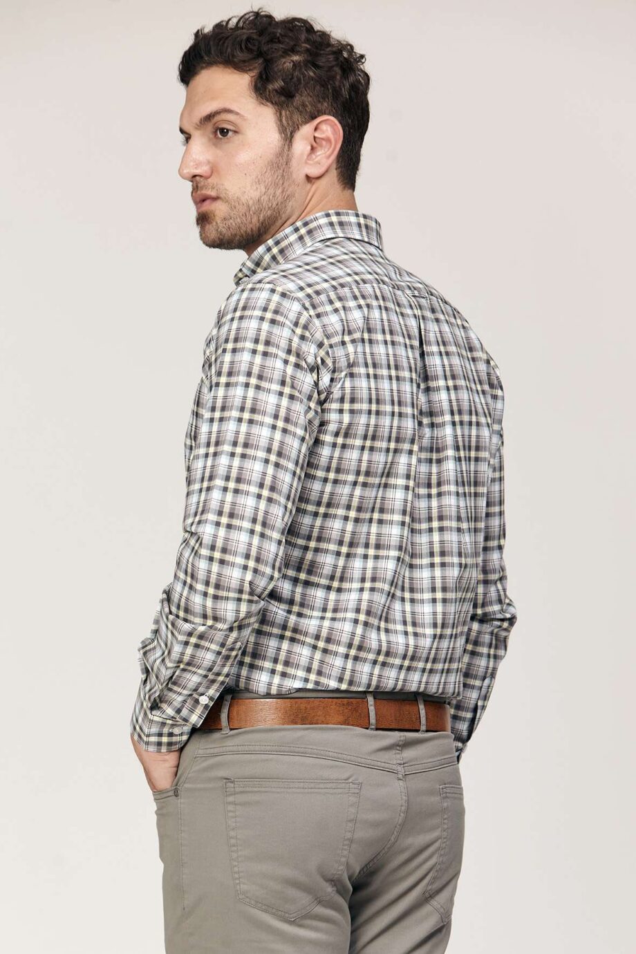 Camisa regular fit a cuadros