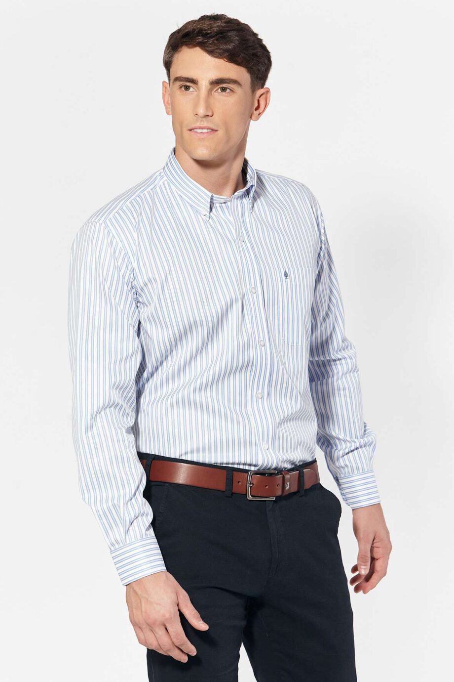 Camisa mangas largas clásica rayas
