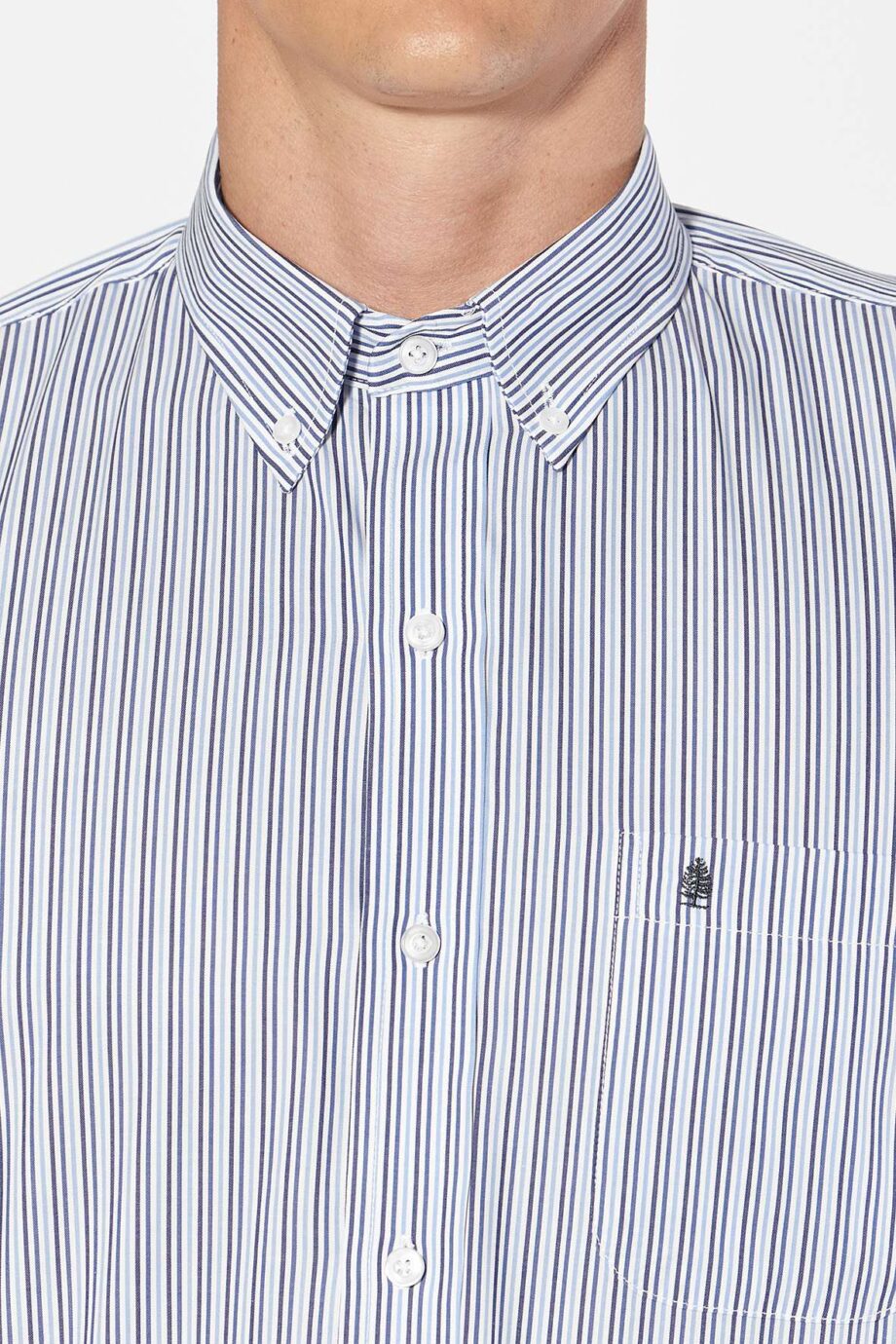 Camisa regular fit a rayas