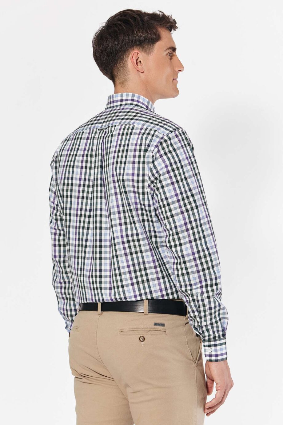 Camisa regular fit a cuadros