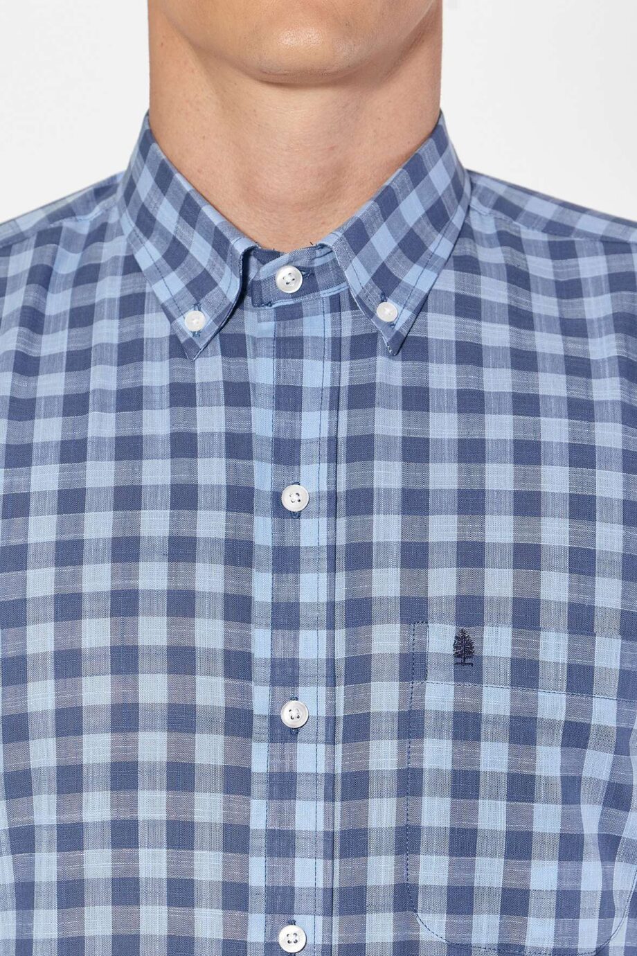 Camisa regular fit a cuadros