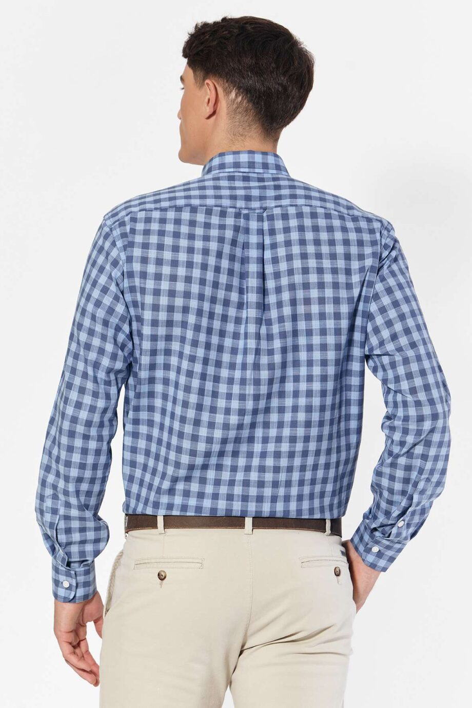 Camisa regular fit a cuadros