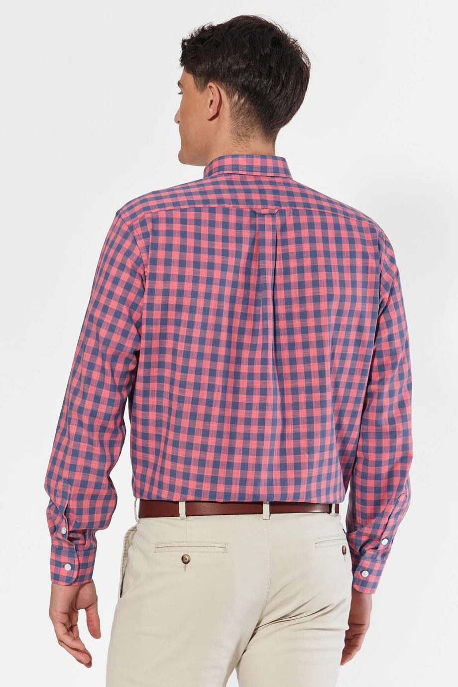 Camisa regular fit a cuadros