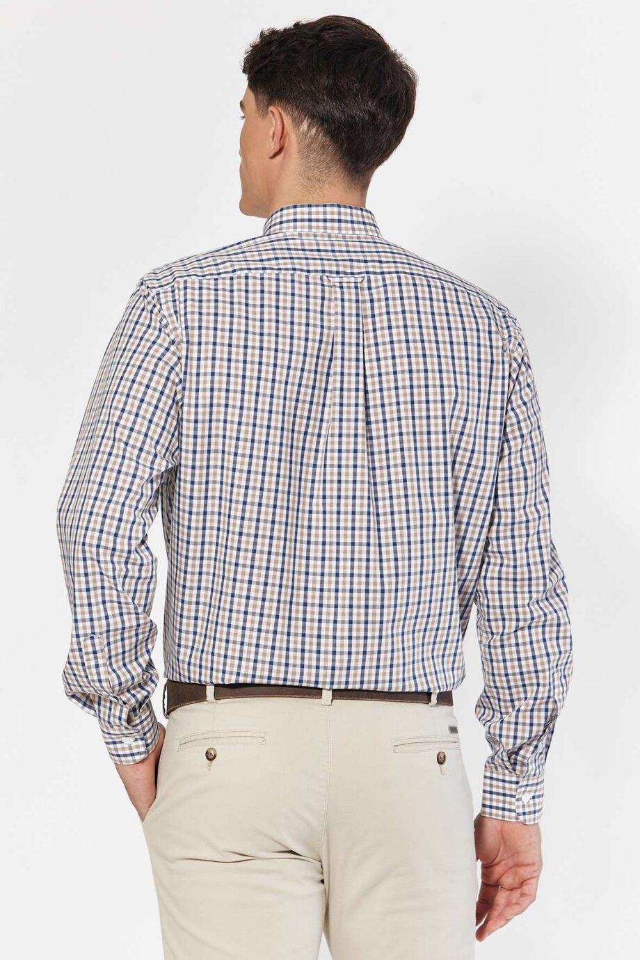 Camisa regular fit a cuadros